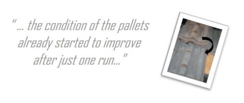 Quote Conition of the pallets